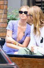ELSA HOSK and Tom Daly Out in New York 07/27/2019