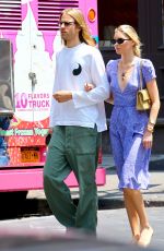 ELSA HOSK and Tom Daly Out in New York 07/27/2019