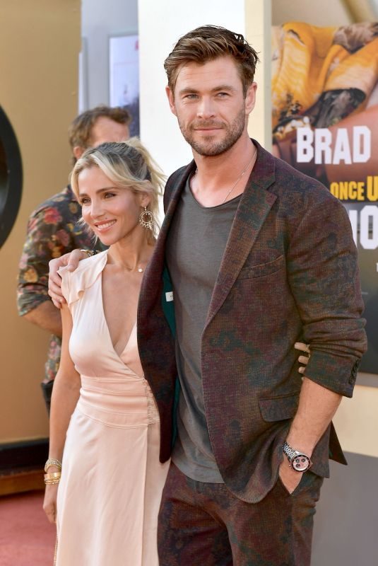 ELSA PATAKY and Chris Hemsworth at Once Upon A Time in Hollywood Premiere in Los Angeles 07/22/2019