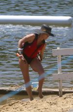 ELSA PATAKY in Swimsuit at Senpere Lake in South of France 07/12/2019