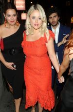 EMILY ATACK at ITV Summer Party 2019 in London 07/17/2019