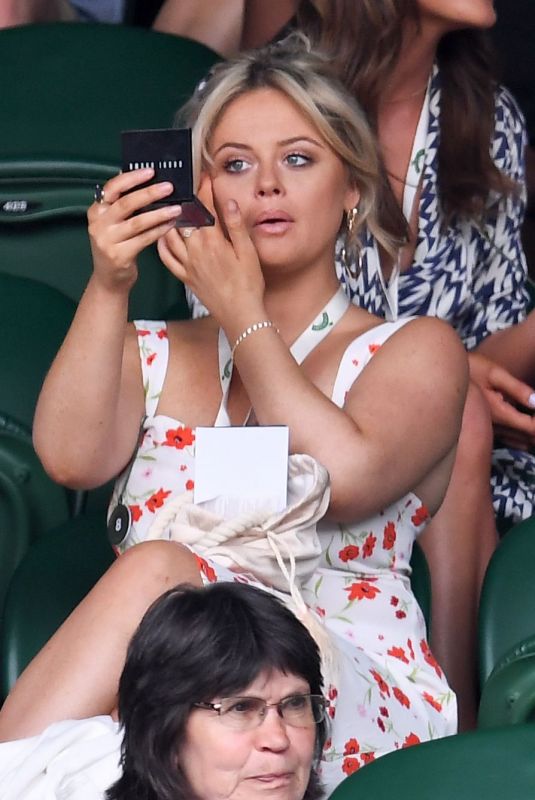 EMILY ATACK at Wimbledon 2019 Tennis Championships in London 07/08/2019