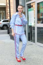 EMILY DESCHANEL Arrives at Build Series in New York 07/16/2019