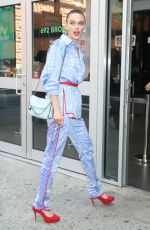 EMILY DESCHANEL Arrives at Build Series in New York 07/16/2019