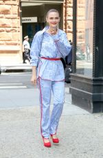 EMILY DESCHANEL Arrives at Build Series in New York 07/16/2019