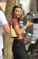 EMILY RATAJKOWSKI and Sebastian Bear-Mcclard Out with Their Dog in New York 07/08/2019