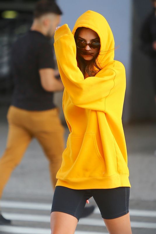 EMILY RATAJKOWSKI at JFK Airport in New York 07/05/2019