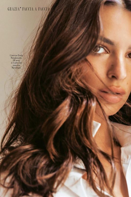 EMILY RATAJKOWSKI in Grazia Magazine, Italy July  2019