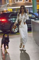 EMILY RATAJKOWSKI Out with Her Dog in New York 07/12/2019