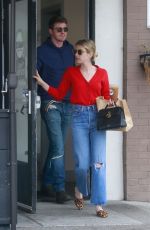 EMMA ROBERTS and Garrett Hedlund Out for Coffee in Los Feliz 07/07/2019