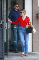 EMMA ROBERTS and Garrett Hedlund Out for Coffee in Los Feliz 07/07/2019