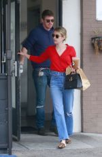 EMMA ROBERTS and Garrett Hedlund Out for Coffee in Los Feliz 07/07/2019