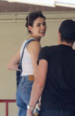 EMMA ROBERTS and GARRETT HEDLUND Out in Los Angeles 07/13/2019