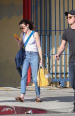 EMMA ROBERTS and GARRETT HEDLUND Out in Los Angeles 07/13/2019