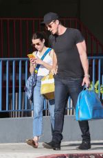 EMMA ROBERTS and GARRETT HEDLUND Out in Los Angeles 07/13/2019