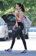 EMMA ROBERTS at a Gym in Los Angeles 07/17/2019