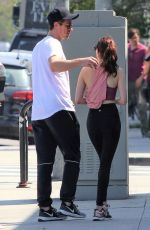 EMMA ROBERTS at a Gym in Los Angeles 07/17/2019