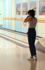 EMMA ROBERTS Bowling in Los Angeles 07/13/2019