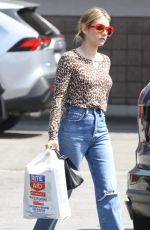 EMMA ROBERTS Leaves Rite Aid in Los Feliz 07/08/2019