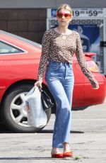 EMMA ROBERTS Leaves Rite Aid in Los Feliz 07/08/2019