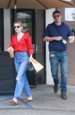 EMMA ROBERTS Leaves Stamp in Los Feliz 07/07/2019