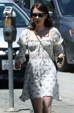 EMMA ROBERTS Out and About in Los Angeles 07/27/2019
