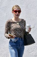 EMMA ROBERTS Out for Lunch in Los Feliz 07/07/2019
