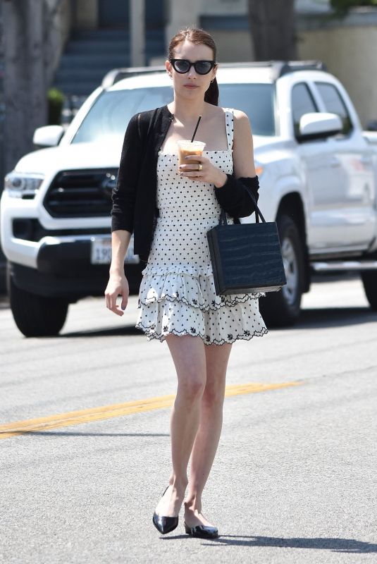 EMMA ROBERTS Out for Lunch in Los Feliz 07/30/2019