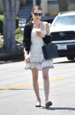 EMMA ROBERTS Out for Lunch in Los Feliz 07/30/2019