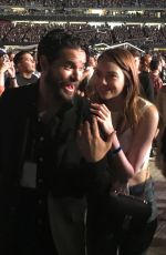 EMMA STONE at Paul McCartney Concert in Los Angeles 07/13/2019