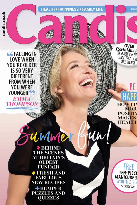 EMMA THOMPSON in Candis Magazine, July 2019