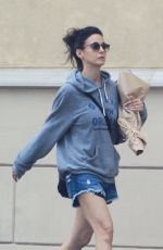 EMMANUELLE CHRIQUI in Denim Shorts Out in Los Angeles 07/04/2019