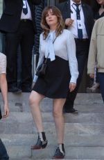 EMMANUELLE SEIGNER at Alexandre Vauthier Haute Couture Fall/Winter 2019/2020 Show in Paris 07/02/2019
