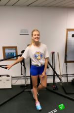 EUGENIE BOUCHARD Working at a Gym - Instagram Pictures 07/01/2019