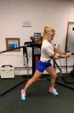 EUGENIE BOUCHARD Working at a Gym - Instagram Pictures 07/01/2019