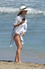 EVA LONGORIA in Swimsuit at a Beach in Marbella 07/09/2019