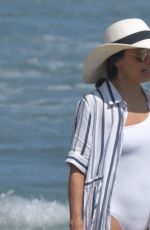 EVA LONGORIA in Swimsuit at a Beach in Marbella 07/09/2019