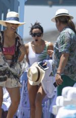 EVA LONGORIA in Swimsuit at a Pool in Marbella 07/10/2019