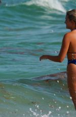 FRANCESCA AIELLO in Bikini at a Beach in Miami 07/16/2019