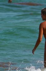 FRANCESCA AIELLO in Bikini at a Beach in Miami 07/16/2019