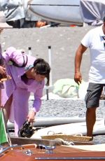 GEMMA ARTERTON on Vacation in Positano 07/03/2019
