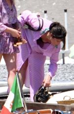 GEMMA ARTERTON on Vacation in Positano 07/03/2019