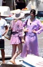 GEMMA ARTERTON on Vacation in Positano 07/03/2019