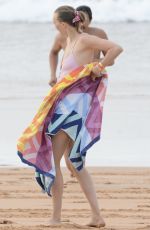 GEMMA WARD in Swimsuit on the Beach in Palm Beach 07/07/2019