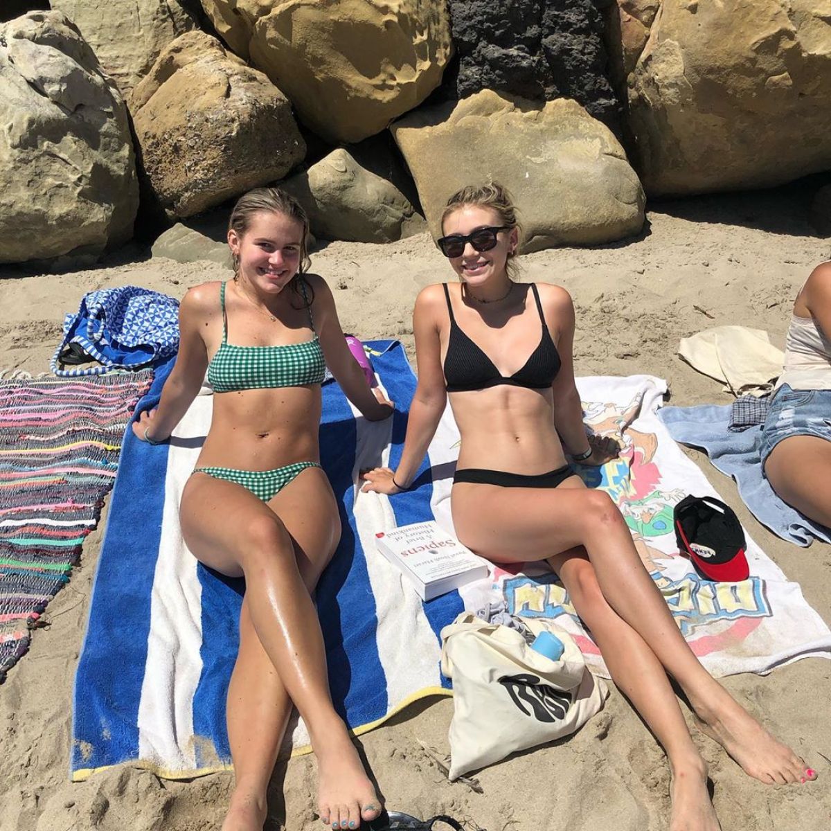 GENEVIEVE HANNELIUS and Friend in Bikinis - Instagram Photo 07/28/2019. 