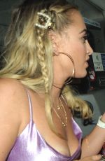 GEORGIA HARRISON Night Out in London 07/29/2019