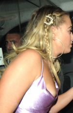 GEORGIA HARRISON Night Out in London 07/29/2019