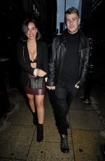 GEORGIA MAY FOOTE and Kris Evans Night Out in Manchester 07/19/2019