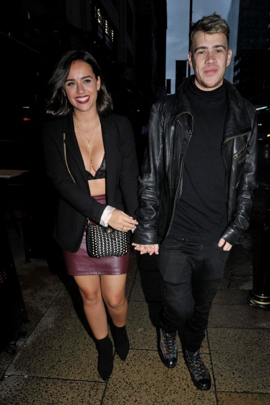 GEORGIA MAY FOOTE and Kris Evans Night Out in Manchester 07/19/2019