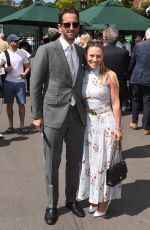 GEORGIE THOMPSON at Wimbledon 2019 Tennis Championships in London 07/06/2019